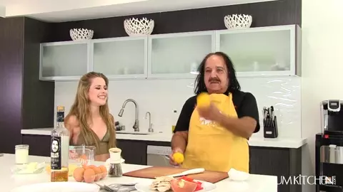 Lilly Ford - CumKitchen -Omelet You Fuck Ron Jeremy