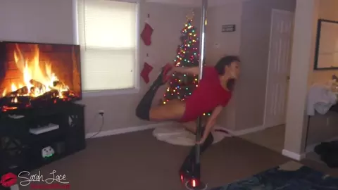 Sarah Lace - Christmas Pole Dancer