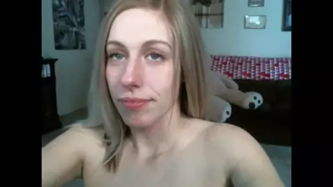 Webcam booty blonde dildo blowjob and closeup pussy