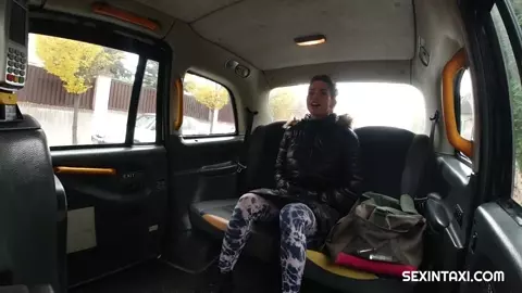 Busty Girl Rides Cock In Taxi Chloe Lamour