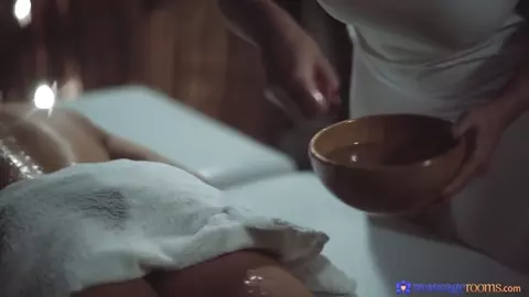 Angel - Huge Tits MILF Gives Oily Titwank