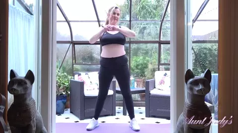 AuntJudys - Greenhouse Workout With Nel