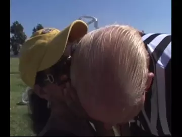 Soccer Mom fucked by old referee