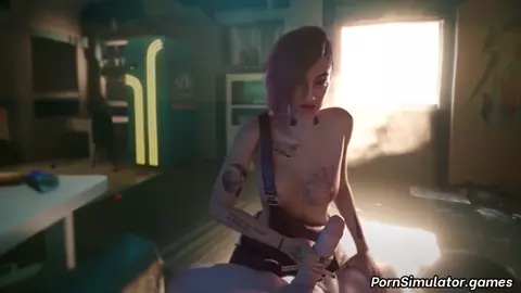 Cyberpunk sex and blowjob sessions