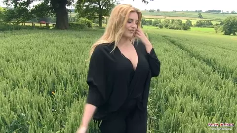 chubby naked in field