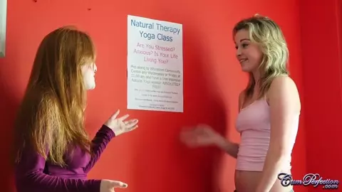 Nadia Elaina And Sophie Obrien Yoga Girls Get Covered -