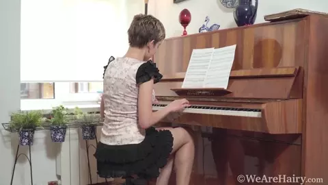 WeAreHairy - Calina - Brown Piano Black Skirt