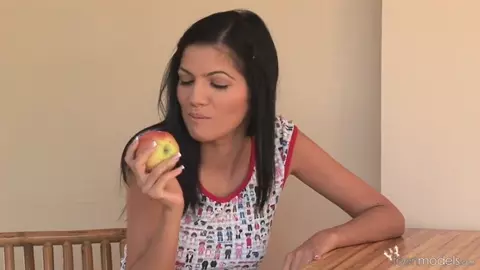 Teenmodels - Rivera With Apples And Bananas - Rivera