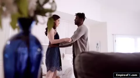 A black guy fucking his white girlfriend