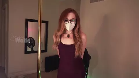 Jessie Wolfe - Red Head from Christmas Party Horny AF (